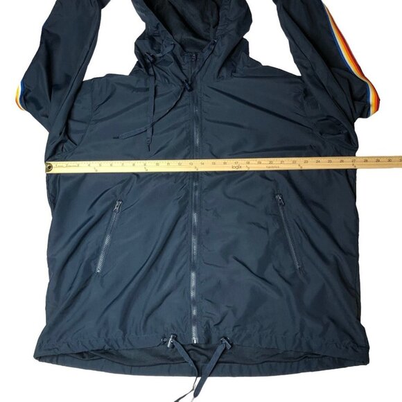 Zyia Active NWT Navy Rainbow Bomber Hooded Full Zip‎ Jacket Size XXL - Picture 8 of 13
